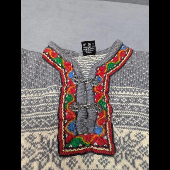 WOMENS SKJAEVELAND TELEMARK STYLE OF NORWAY PURE NEW WOOL SWEATER JUMPER SIZE*XL - Picture 9 of 9